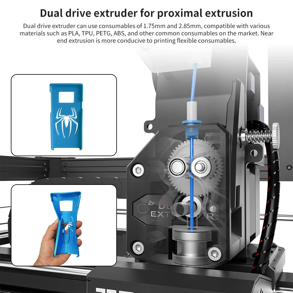 VEHO 600 PRO 3D Printer Large Printing Size 600*600*600Mm FDM Direct Extruder Auto-Leveling High Precision 3D Printers