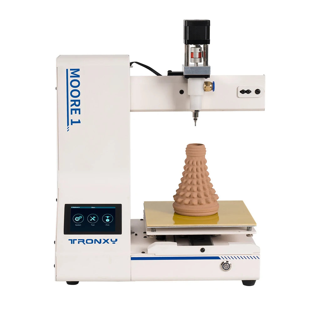 [EU/US Direct]® Moore 1 3D Printer 180X180X180Mm Pottery Clay 3D Printer Liquid Deposition Modeling Antique Ceramics Ceramic 3D Printer
