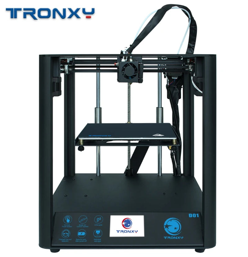 [EU/US Direct]Tronxy® D01 Fast Assembly 3D Printer Ultra-Quiet Mode Titan Extruder Acrylic Mask Optional Power Resume Filament Detection