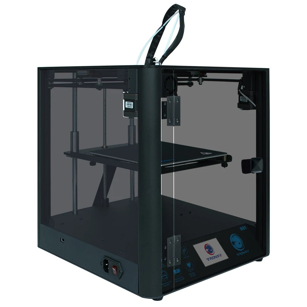 [EU/US Direct]Tronxy® D01 Fast Assembly 3D Printer Ultra-Quiet Mode Titan Extruder Acrylic Mask Optional Power Resume Filament Detection