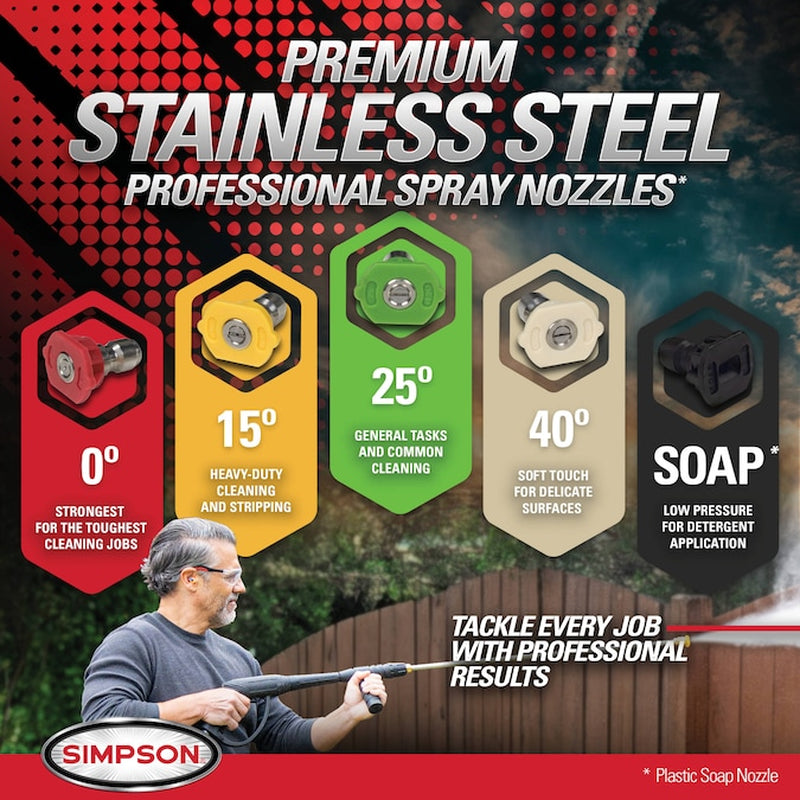 4 GPM Aluminum (49 State) 4200.0-PSI 4.0-GPM Cold Water Gas Pressure Washer with 5.0 Spray Tips