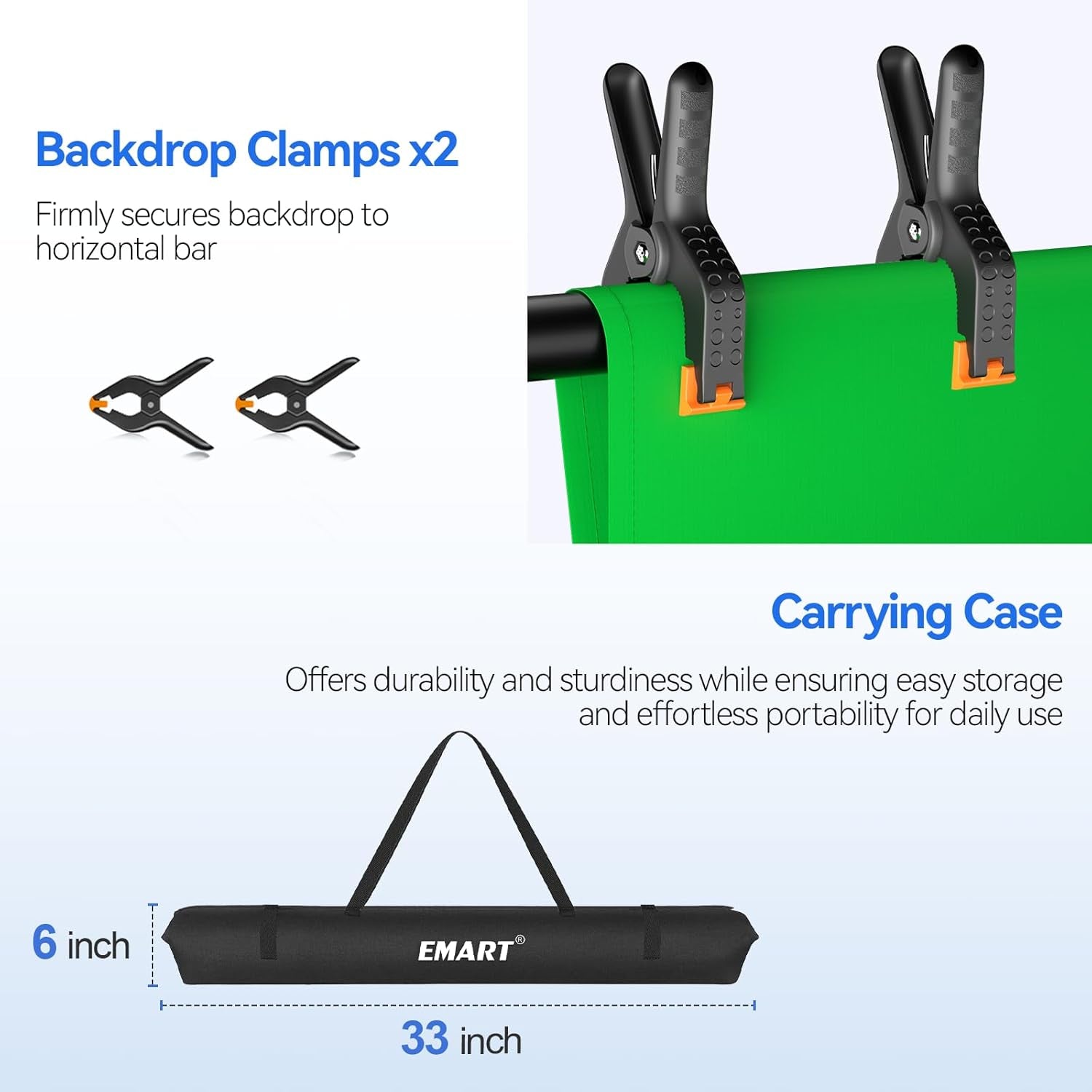 Photo Video Studio 8.5 X 10Ft Green Screen Backdrop Stand Kit, Photography Background Support System with 10 X12Ft 100% Cotton Muslin Chromakey Curtain
