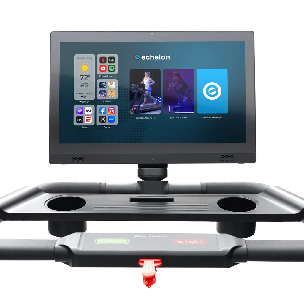 Stride 4S-22 Auto-Fold Treadmill, Touchscreen, 12 MPH, Bluetooth, 300 LB Capacity